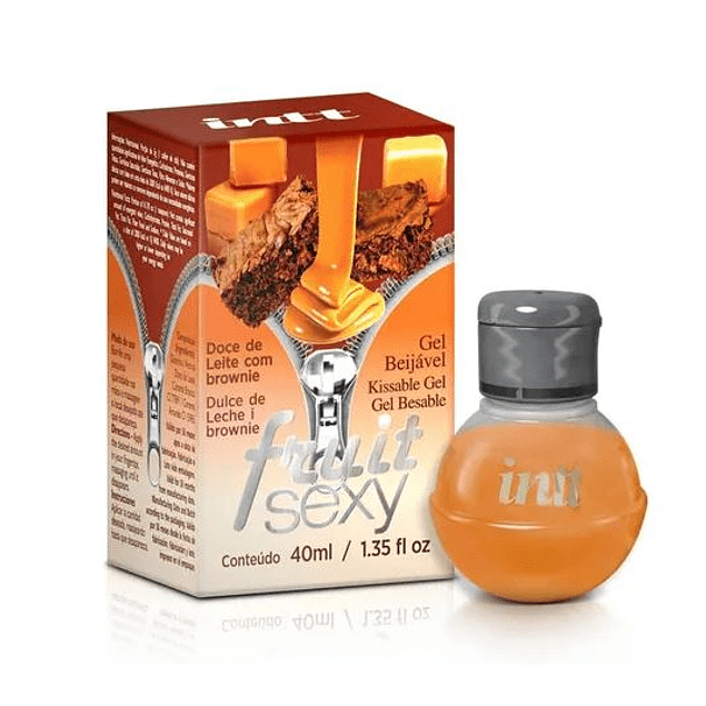 Aceite Afrodisiaco Fruit Sexy Dulce de Leche con Brownie 40 ml.